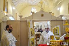 Архиепископ Артемий совершил литургию в храме при Гродненской областной больнице