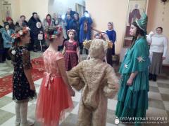 Рождественские мероприятия на приходе преподобного Серафима Саровского агрогородка Обухово