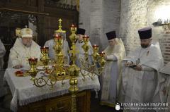 Архиепископ Артемий совершил освящение престола обновленной Коложской церкви