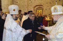 Архиепископ Артемий совершил освящение престола обновленной Коложской церкви