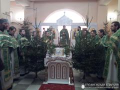 Престольный праздник в храме преподобного Серафима Саровского агрогородка Обухово