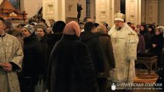 В день Крещения Господня архиепископ Артемий совершил литургию в кафедральном соборе города Гродно
