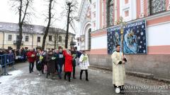 В день Крещения Господня архиепископ Артемий совершил литургию в кафедральном соборе города Гродно