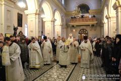 В день Крещения Господня архиепископ Артемий совершил литургию в кафедральном соборе города Гродно