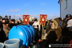 Православные верующие Зельвенщины празднуют Крещение Господне