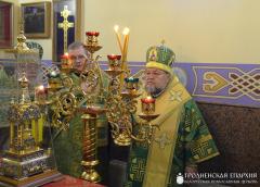 Архиепископ Артемий совершил литургию в малом храме прихода Серафима Жировичского города Гродно