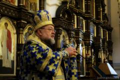 В день праздника Сретения Господня архиепископ Артемий совершил литургию в кафедральном соборе города Гродно