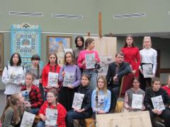 Воспитанницу иконописной студии "Покров" наградили на церемонии закрытия XXVII Международных Рождественских образовательных чтений в Москве