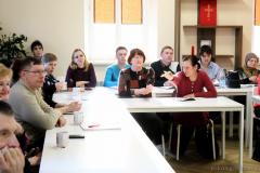 Психолог Марина Филоник встретилась со слушателями катехизических курсов при Покровском соборе