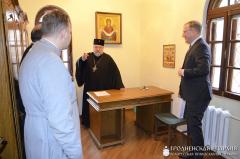 Архиепископ Артемий провел встречу с Послом Чешской Республики в Республике Беларусь