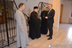 Архиепископ Артемий провел встречу с Послом Чешской Республики в Республике Беларусь