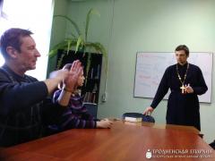 Курсанты военно-патриотического клуба «Школа выживания» встретились со священником