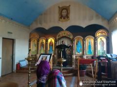 Встреча студентов педагогического факультета на приходе храма Нерукотворного образа Господня деревни Коробчицы