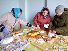 Мероприятие «Широкая Масленица» прошло на приходе храма агрогородка Обухово