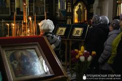 В Неделю сыропустную архиепископ Артемий возглавил вечерню с чином прощения в кафедральном соборе города Гродно