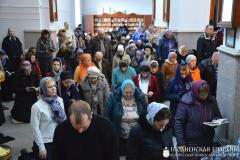 В храме в честь Собора Всех Белорусских Святых повечерие с чтением Великого канона возглавил архиепископ Артемий