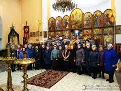 Соборное богослужение духовенства Мостовского благочиния