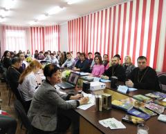 На праздновании дня православной книги в Щучинской районной библиотеке выступили представители Покровского собора