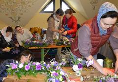 В Минске прошел семинар-практикум по храмовой флористике для жен священнослужителей