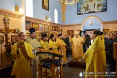 Архиепископ Артемий совершил литургию в храме исправительной колонии №11 города Волковыска