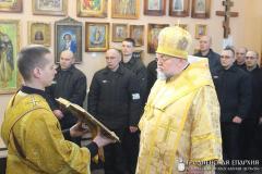 Архиепископ Артемий совершил литургию в храме исправительной колонии №11 города Волковыска