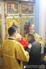 Архиепископ Артемий совершил литургию в храме исправительной колонии №11 города Волковыска