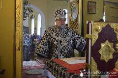 Архиепископ Артемий совершил Литургию Преждеосвященных Даров в храме поселка Острино