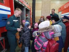 Учащиеся воскресной школы Покровского собора посетили музей истории пожарной службы