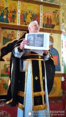 Соборное богослужение духовенства Свислочского благочиния в храме деревни Новый Двор