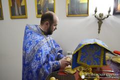 Архиепископ Артемий совершил литургию в храме в честь Благовещения Пресвятой Богородицы города Волковыска