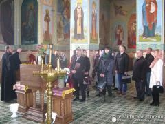 Участники семинара «Развитие производственной и социально-культурной сферы Берестовицкого района» посетили храм деревни Олекшицы