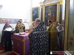 Соборное богослужение духовенства Берестовицкого благочиния
