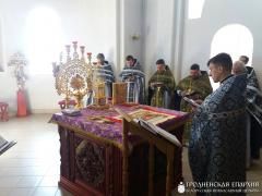 Соборное богослужение духовенства Скидельского благочиния