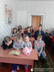 Урок, посвященный Дню православной книги  в воскресной школе Свято-Михайловской церкви Скиделя