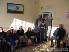 Священник посетил отделение круглосуточного пребывания для граждан пожилого возраста и инвалидов