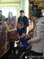 Соборование «особенных детей» на приходе Мефодия и Кирилла города Волковыска