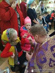 Соборование «особенных детей» на приходе Мефодия и Кирилла города Волковыска