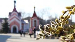 Сестричество Покровского собора поздравило прихожан с праздником Благовещения Пресвятой Богородицы "домашней" выпечкой 