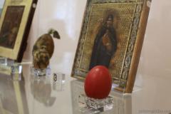 У адкрыцці выставы "Велікоднае сугучча. Дэкаратыўна-прыкладное мастацтва беларуска-літоўскага памежжа" ўзяў удзел настаяцель і моладзевы хор Пакроўскага сабора