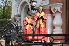 Пасхальная вечерня в кафедральном соборе города Гродно