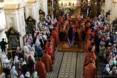 Пасхальная вечерня в кафедральном соборе города Гродно