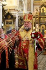 Пасхальная вечерня в кафедральном соборе города Гродно