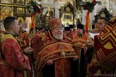 Пасхальная вечерня в кафедральном соборе города Гродно