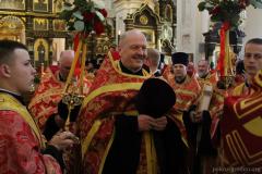 Пасхальная вечерня в кафедральном соборе города Гродно