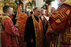 Пасхальная вечерня в кафедральном соборе города Гродно