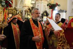 Пасхальная вечерня в кафедральном соборе города Гродно