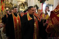 Пасхальная вечерня в кафедральном соборе города Гродно