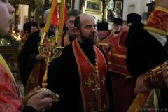 Пасхальная вечерня в кафедральном соборе города Гродно