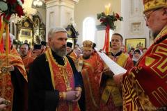 Пасхальная вечерня в кафедральном соборе города Гродно