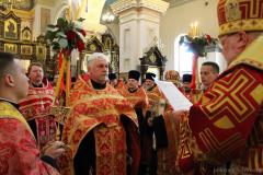 Пасхальная вечерня в кафедральном соборе города Гродно